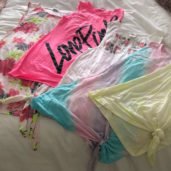 PINK Victoria's Secret Other - PINK Victoria's Secret Cover Ups Dresses Bundle Tie Dye Cotton XS